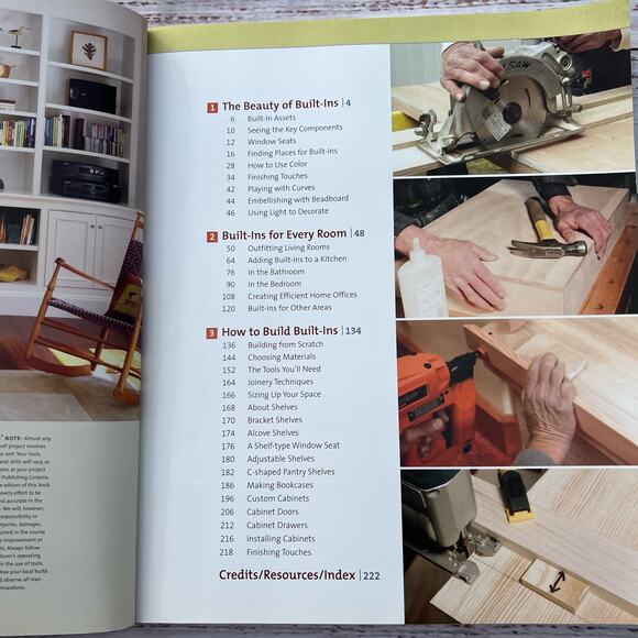 Sunset Built-Ins DIY Paperback Book Pre-Loved - Picture 2 of 4